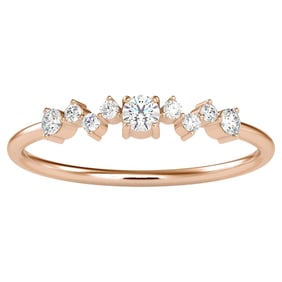 0.11 CTW Diamond 14K Rose Gold Ring