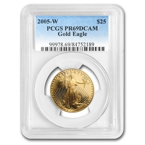 2005-W 1/2 oz Proof American Gold