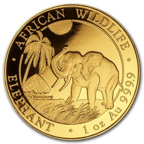 2017 Somalia 1 oz Gold African