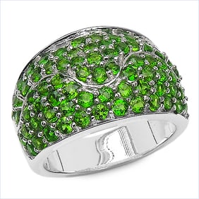 3.39 CT Genuine Chrome Diopside 14K