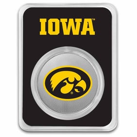 University of Iowa 1 oz Silver