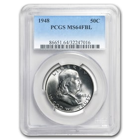 1948 Franklin Half Dollar MS-64 PCGS