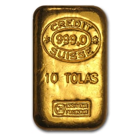 10 Tolas Gold Bar - Credit