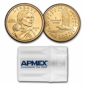 2008-P Sacagawea Dollar (25-Coin Mint Roll)