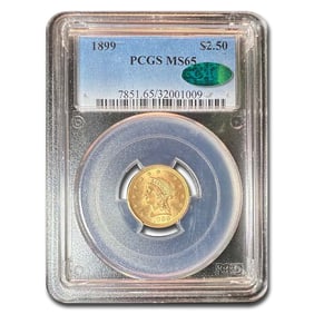 1899 $2.50 Liberty Gold Quarter Eagle