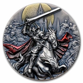 2024 Liberia 2 oz Silver Antique