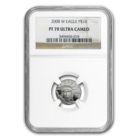 2008-W 1/10 oz Proof American Platinum