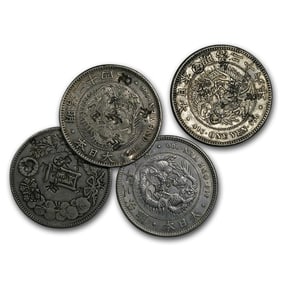 (1886-1912) Japan Silver Yen Mutsuhito Era