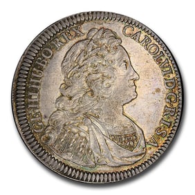 1737 Austria Silver Thaler Charles VI