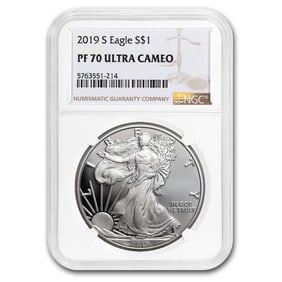 2019-S Proof American Silver Eagle PF-70