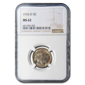 1916-D Buffalo Nickel MS-62 NGC