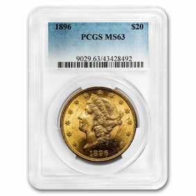 1896 $20 Liberty Gold Double Eagle