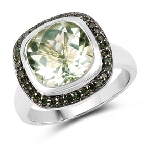 5.19 CT Genuine Green Amethyst and