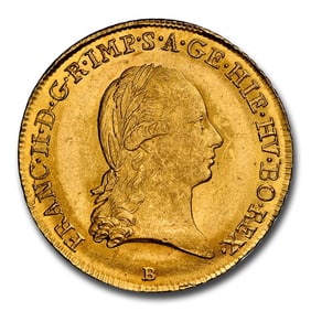 1796-B Austrian Netherlands Gold Souverain dOr
