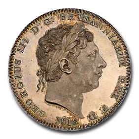 1818 Great Britain Silver Crown George