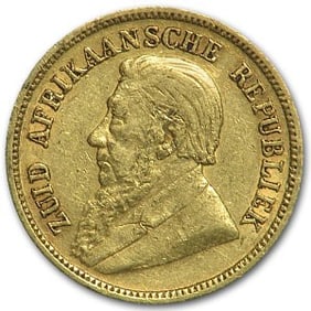 1894 South Africa Gold 1/2 Pond