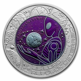 2022 Austria Silver/Niobium Extraterrestrial Life 25