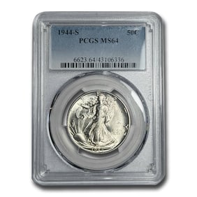 1944-S Walking Liberty Half Dollar MS-64