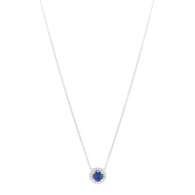 Tiffany Platinum Diamond Tanzanite Soleste Pendant