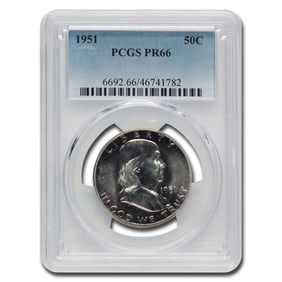 1951 Franklin Half Dollar PR-66 PCGS