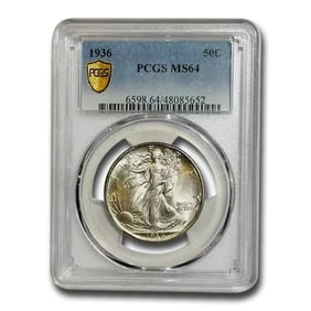 1936 Walking Liberty Half Dollar MS-64