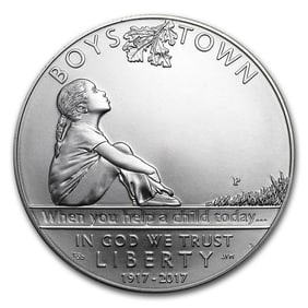 2017-P Boys Town $1 Centennial Silver