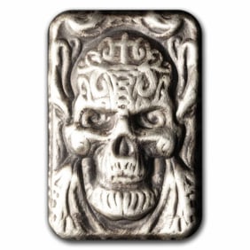 4 oz Cast Poured Silver Bar