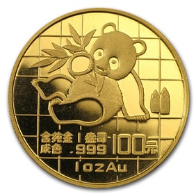 1989 China 1 oz Gold Panda