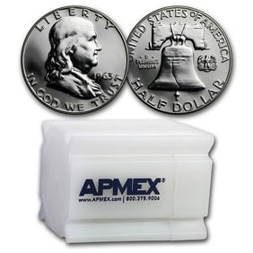 1963 Franklin Half Dollar 20-Coin Roll