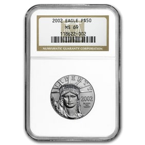 1/2 oz American Platinum Eagle MS-69