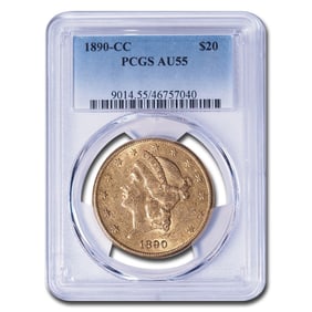 1890-CC $20 Liberty Gold Double Eagle