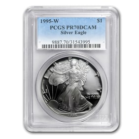 1995-W Proof American Silver Eagle PR-70