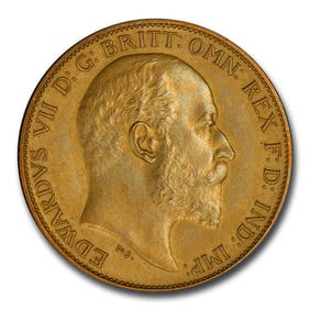 1902 Great Britain Gold Half Sovereign