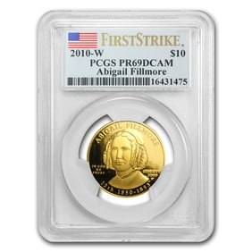 2010-W 1/2 oz Proof Gold Abigail