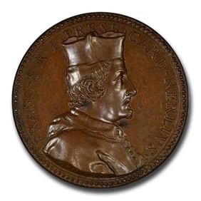1880 Italy Cardinal Nerli Medal MS-63