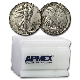 1946 Walking Liberty Halves 20-Coin Roll