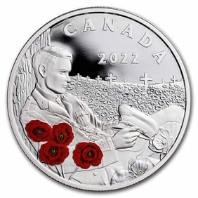2022 Canada Silver $20 Remembrance Day