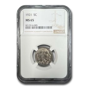 1921 Buffalo Nickel MS-65 NGC