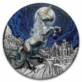 2025 Tuvalu 5 oz Silver Colorized