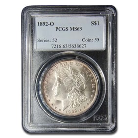1892-O Morgan Dollar MS-63 PCGS