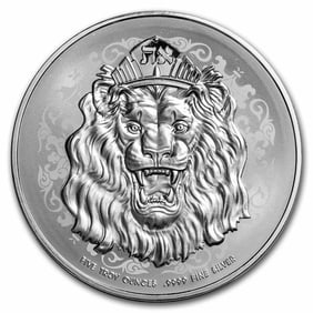2020 Niue 5 oz Silver Roaring