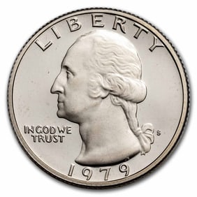 1979-S Type-II Washington Quarter 40-Coin Roll