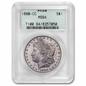 1880-CC Morgan Dollar MS-64 PCGS