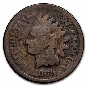 1869 Indian Head Cent Fair