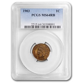 1903 Indian Head Cent MS-64 PCGS