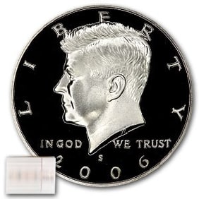 2006-S Kennedy Half Dollar 20-Coin Roll