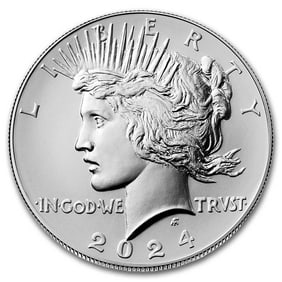 2024 Silver Peace Dollar (Box &