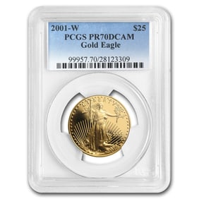 2001-W 1/2 oz Proof American Gold