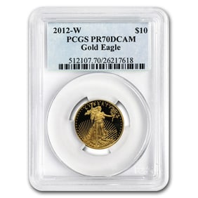 2012-W 1/4 oz Proof American Gold