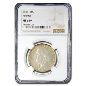 1936 Daniel Boone Bicentennial Half Dollar